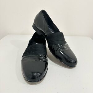 Bruno Magli Men's Patent Leather Slip‎ on Loafers US 9,5 M Made in Italy